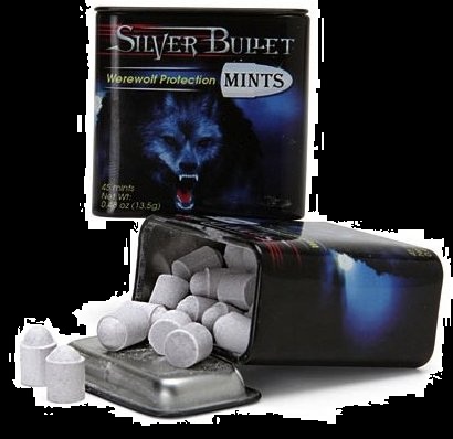 Candy for Halloween 2012 Werewolf Silver Bullet Mints for sale